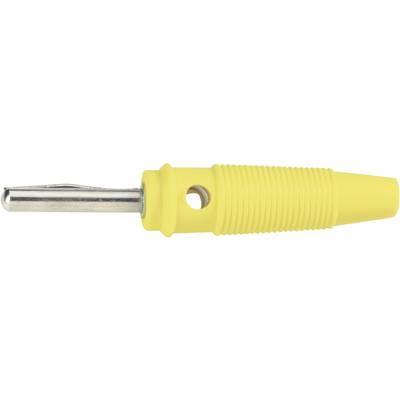 BKL Electronic 072151-P Bananenstecker Stecker, gerade Stift-Ø: 4 mm Gelb 1 St. 