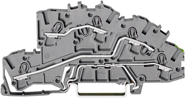 WAGO 2003-7645 installations-etageklemme 5.20 mm Trækfjeder Belægning: L, L, Terre Grå 1 stk