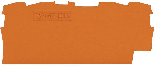 WAGO 2002-1492 Afslutnings- og skilleplade Orange 1 stk