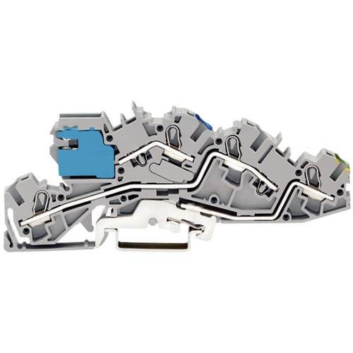 WAGO 2005-7641 Installationsetagenklemme 6.20 mm Zugfeder Belegung: NT, L, PE Grau 1 St.