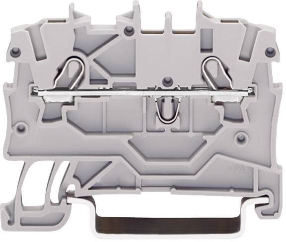 WAGO 2000-1207 Jordklemme 3.50 mm Trækfjeder Belægning: Terre Grøn, Gul 1 stk