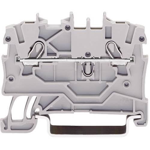 WAGO 2000-1201 Durchgangsklemme 3.50 mm Zugfeder Belegung: L Grau 1 St.