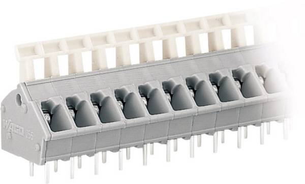 WAGO 256-403 Federkraftklemmblock 2.50 mm² Polzahl 3 Grau 1 St.