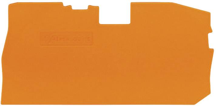 WAGO 2016-7192 Afslutnings- og skilleplade Orange 1 stk