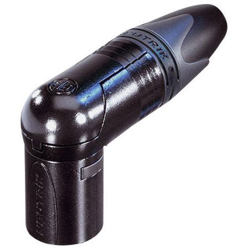 Thumbnail - Neutrik NC4MRX-B XLR-Steckverbinder Stecker, gewinkelt Polzahl: 4 Schwarz 1 St.