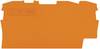 WAGO 2000-1392 Abschluss- und Trennplatte Orange 1 St.