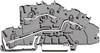 WAGO 2003-7642 Installationsetagenklemme 5.20 mm Zugfeder Belegung: L, L Grau 1 St.