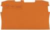 WAGO 2006-1292 Abschluss- und Trennplatte Orange 1 St.