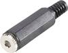 TRU COMPONENTS 1578806 Klinken-Steckverbinder 3.5 mm Buchse, gerade Polzahl: 4 Stereo Schwarz 1 St.