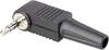 TRU COMPONENTS 1578905 Klinken-Steckverbinder 3.5 mm Stecker, gewinkelt Polzahl: 4 Stereo Schwarz 1 St.
