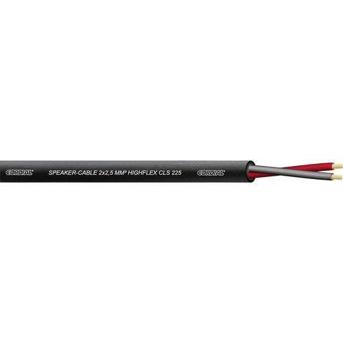 Thumbnail - Cordial CLS 225 Black 100-WH Lautsprecherkabel 2 x 2.5 mm² Weiß Meterware