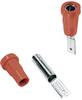 Stäubli EB4-B Laborbuchse Buchse, Einbau vertikal Stift-Ø: 4 mm Rot 1 St.