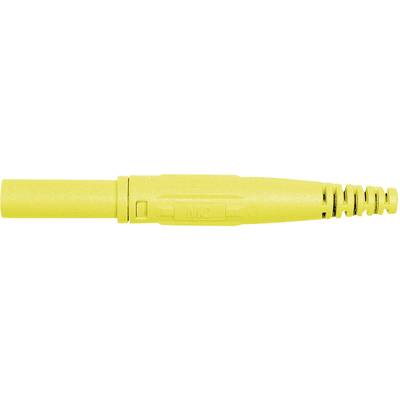 Stäubli XL-410 Laborstecker Stecker, gerade Stift-Ø: 4 mm Gelb 1 St. 