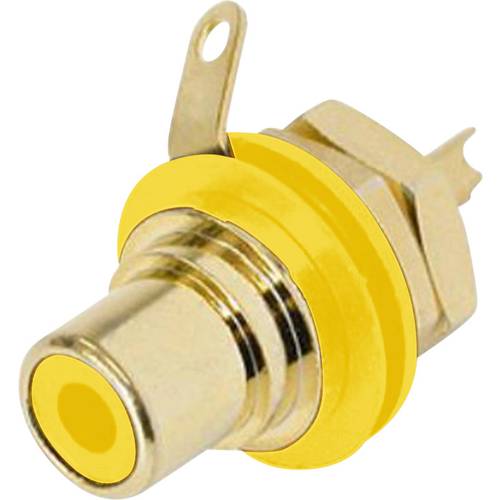 Rean AV NYS367-4 Cinch-Steckverbinder Buchse, Einbau vertikal Polzahl: 2 Gelb 1 St.