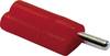 Schnepp F 2020 Büschelstecker Stecker, gerade Stift-Ø: 2 mm Rot 1 St.