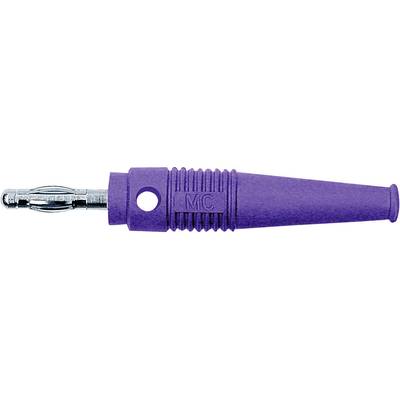 Stäubli L-41Q Lamellenstecker Stecker, gerade Stift-Ø: 4 mm Violett 1 St. 
