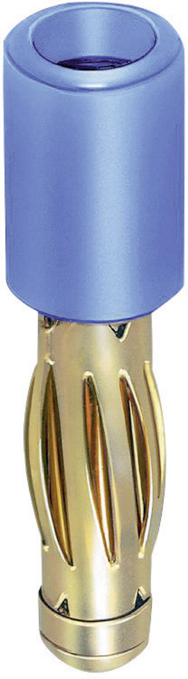 Stäubli R4/2-A Übergangsstecker Stecker 4 mm - Buchse 2 mm Blau 1 St.