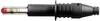 Stäubli X-GL-438 Lamellenstecker Stecker, gerade Stift-Ø: 4 mm Schwarz 1 St.