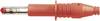 Stäubli X-GL-438 Lamellenstecker Stecker, gerade Stift-Ø: 4 mm Rot 1 St.