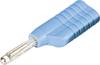 Schnepp S 4041 L bl Büschelstecker Stecker, gerade Stift-Ø: 4 mm Blau 1 St.
