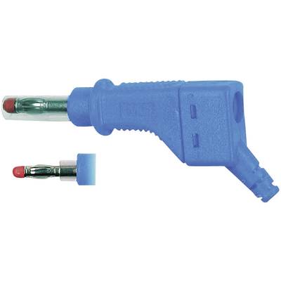 Stäubli XZGL-425 Lamellenstecker Stecker, gerade Stift-Ø: 4 mm Blau 1 St. 