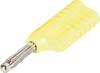 Schnepp S 4041 S Büschelstecker Stecker, gerade Stift-Ø: 4 mm Gelb 1 St.