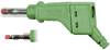 Stäubli XZGL-425 Lamellenstecker Stecker, gerade Stift-Ø: 4 mm Grün 1 St.