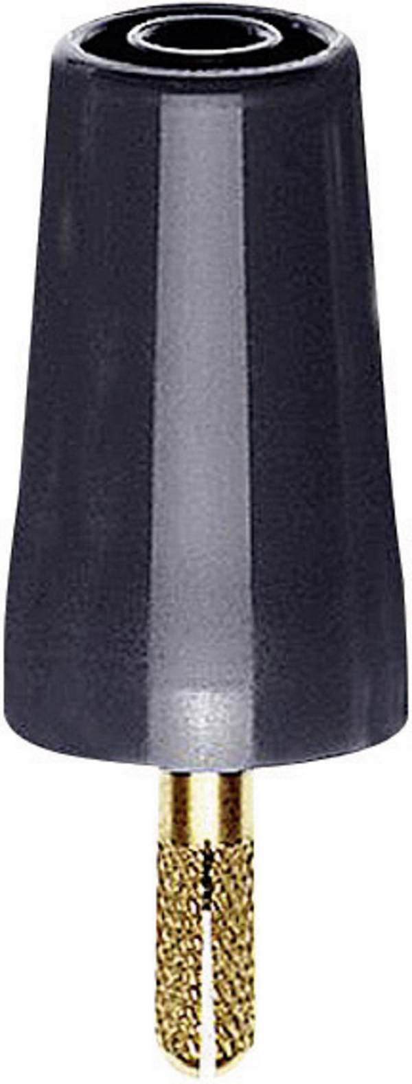 Stäubli A-SLK4 Übergangsstecker Stecker 4 mm - Buchse 4 mm Schwarz 1 St.