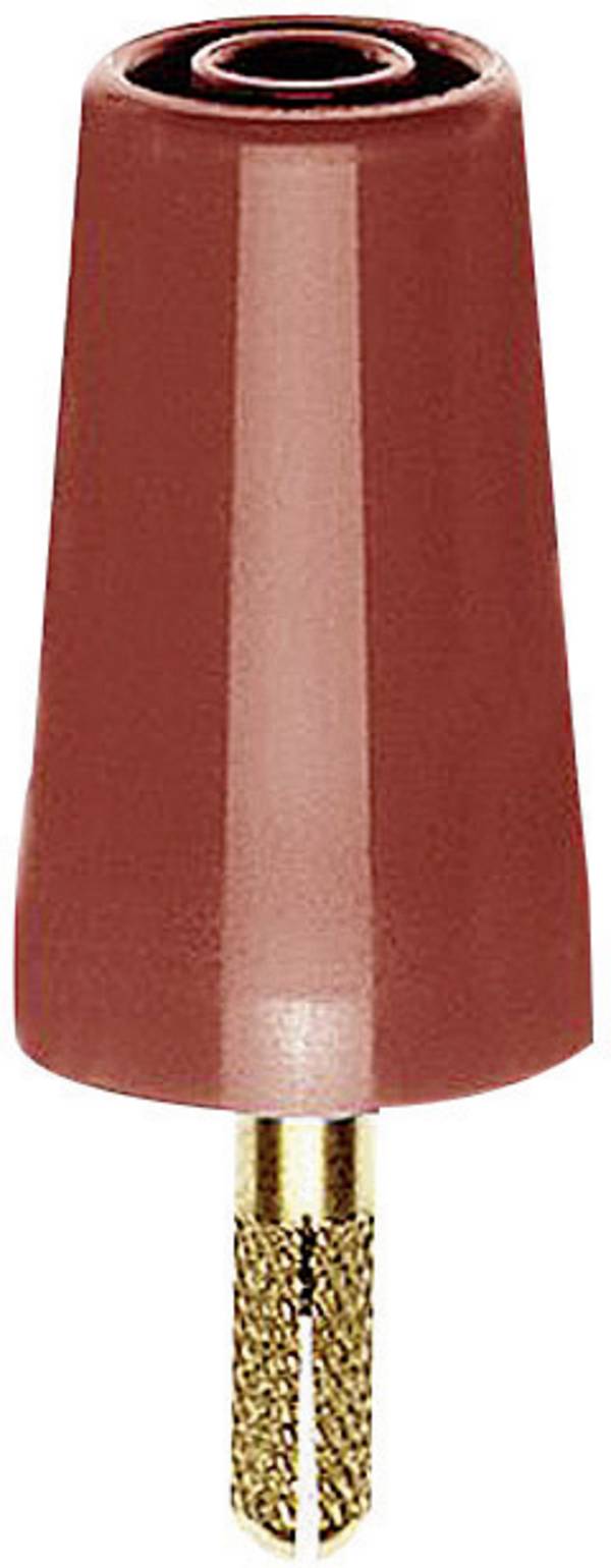 Stäubli A-SLK4 Übergangsstecker Stecker 4 mm - Buchse 4 mm Rot 1 St.