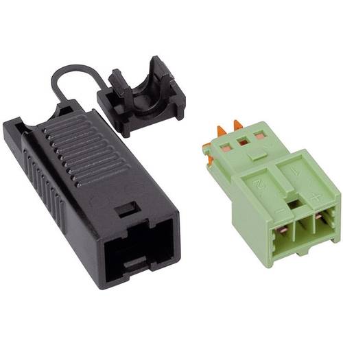 WAGO 893-1012 Netz-Steckverbinder WINSTA KNX Stecker, gerade Gesamtpolzahl: 2 3 A Grün 1 St.