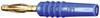 Stäubli SLS205-L Lamellenstecker Stecker, gerade Stift-Ø: 2 mm Blau 1 St.