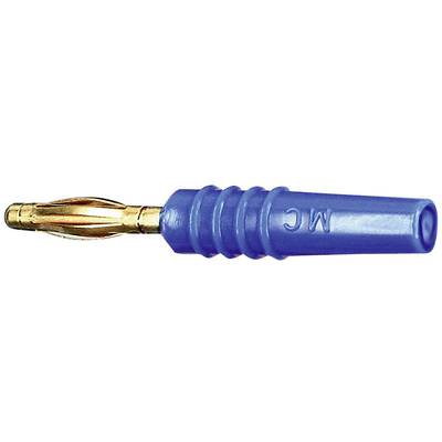 Stäubli SLS205-L Lamellenstecker Stecker, gerade Stift-Ø: 2 mm Blau 1 St. 
