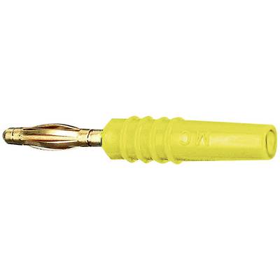 Stäubli SLS205-L Lamellenstecker Stecker, gerade Stift-Ø: 2 mm Gelb 1 St. 