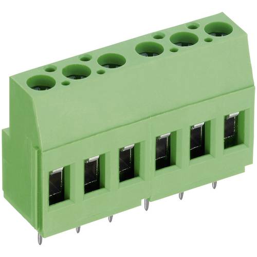 PTR Hartmann 50700020213F Schraubklemmblock 2.50 mm² Polzahl 2 Grün 1 St.