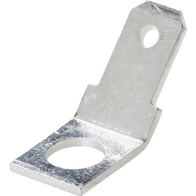 Metallwinkel mit Löchern zur Befestigung, glänzende Oberfläche, geeignet für strukturelle Verbindungen in DIY-Projekten oder Reparaturen.