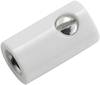Kahlert Licht Miniatur-Laborbuchse Buchse, gerade Stift-Ø: 2.6 mm Weiß 1 St.
