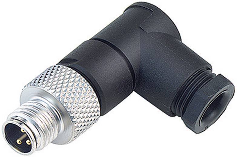 BINDER Sensor-/Aktor-Steckverbinder M8, Schraubverschluss, gewinkelt Pole: 4 99-3387-00-04 Binder In