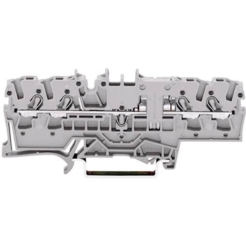 WAGO 2002-1801 Durchgangsklemme 5.20 mm Zugfeder Belegung: L Grau 1 St.