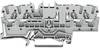 WAGO 2002-1881 Sicherungsklemme 5.20 mm Zugfeder Belegung: L Grau 1 St.