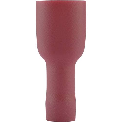 Thumbnail - Vogt Verbindungstechnik 3944S Flachsteckhülse Steckbreite: 6.3 mm Steckdicke: 0.8 mm 180 ° Vollisoliert Rot 1 St.