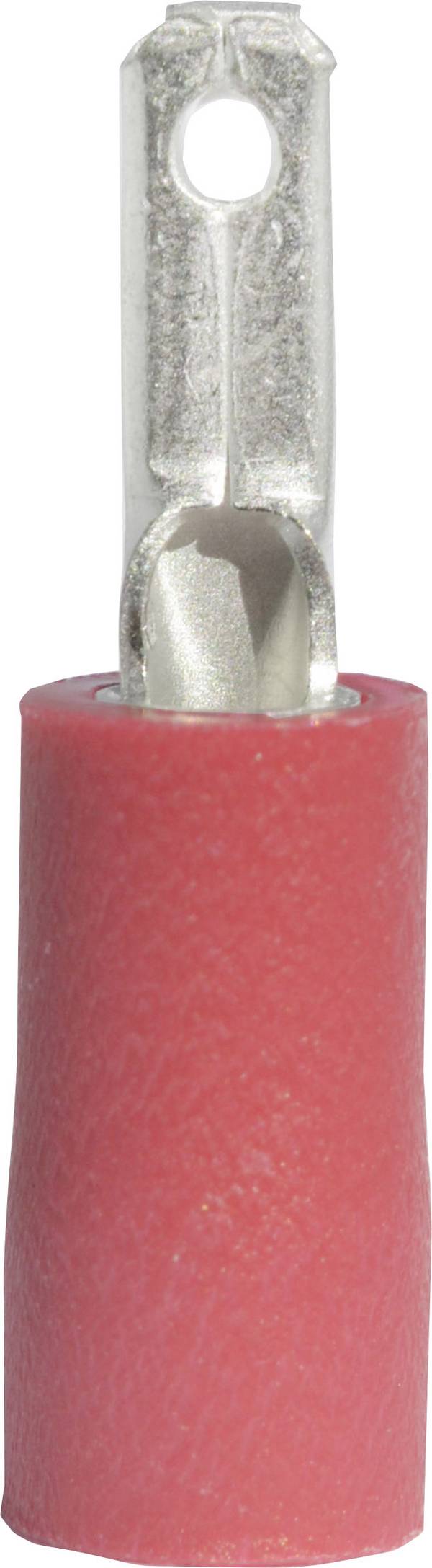Vogt Verbindungstechnik 391308S Flachstecker Steckbreite: 2.8 mm Steckdicke: 0.8 mm 180 ° Teilisoliert Rot 1 St.