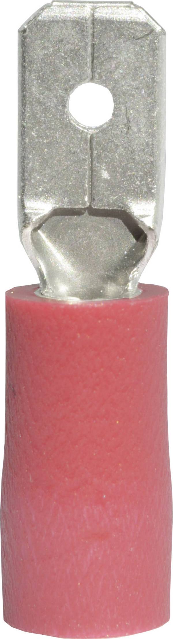Vogt Verbindungstechnik 392808S Flachstecker Steckbreite: 4.8 mm Steckdicke: 0.8 mm 180 ° Teilisoliert Rot 1 St.