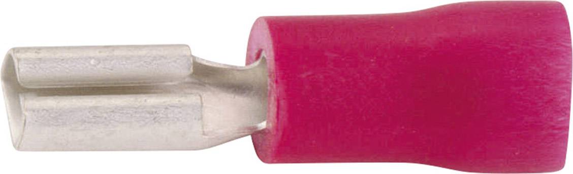 VOGT Flachsteckhülse Steckbreite: 2.8 mm Steckdicke: 0.5 mm 180 ° Teilisoliert Rot Vogt Verbindungst