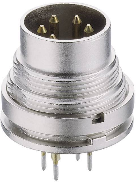 LUMBERG DIN-Rundsteckverbinder Stecker, Einbau vertikal Polzahl: 5 Silber SGR 50/6 1 St. (SGR 50/6)