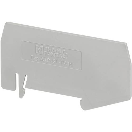 Thumbnail - Phoenix Contact Abteilungstrennplatte ATP-ST-TWIN Farbe grau, Werkstoff Polyamid (PA) passend für Durchgangsklemme
