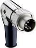 Lumberg 0134 05 DIN-Rundsteckverbinder Stecker, gewinkelt Polzahl: 5 Silber 1 St.