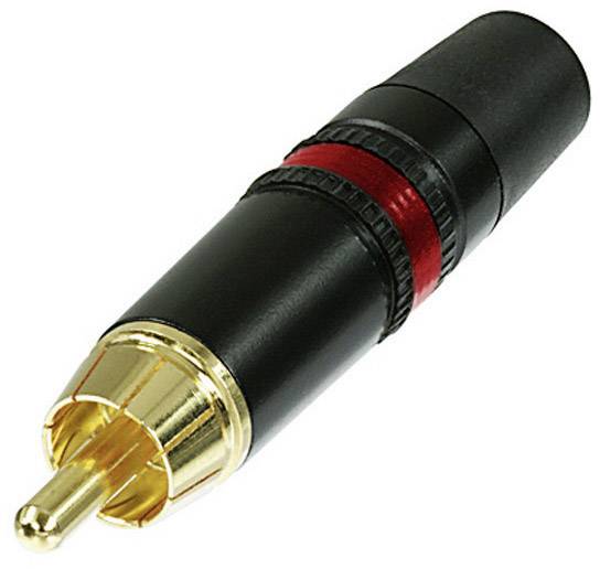 REAN AV Cinch-Steckverbinder Stecker, gerade Polzahl: 2 Schwarz, Rot Rean AV NYS373-2 1 St.