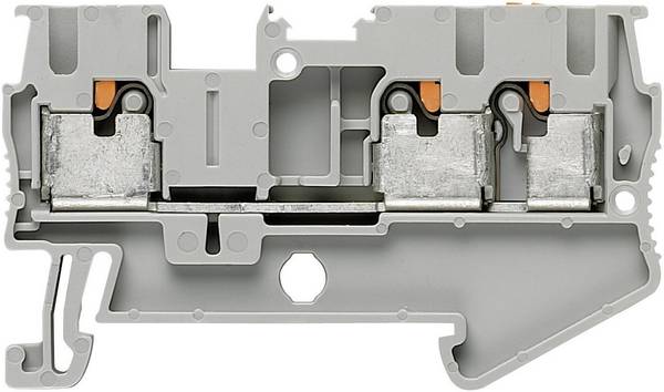 Phoenix Contact 3209549 Durchgangsklemme 5.2 mm Schnellanschluss  Grau 1 St.