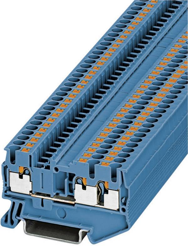 Phoenix Contact 3209552 Durchgangsklemme 5.2 mm Schnellanschluss  Blau 1 St.