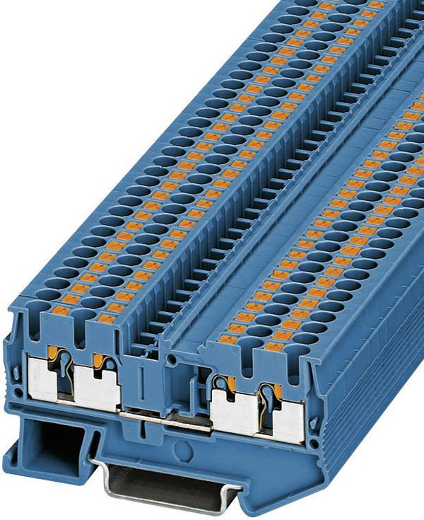 Phoenix Contact 3209581 Durchgangsklemme 5.2 mm Schnellanschluss  Blau 1 St.